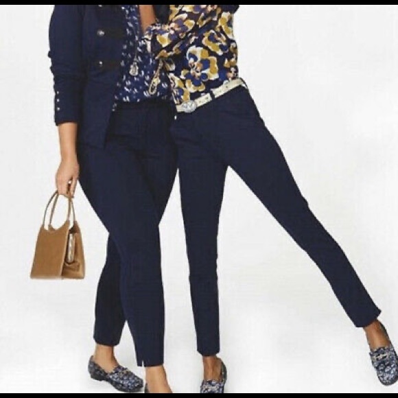 Jumpsuits | Cabi Navy Pencil Trouser 